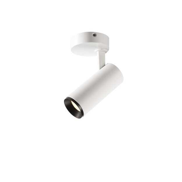 SLV 1004408 NUMINOS® SPOT DALI S Indoor LED Deckenaufbauleuchte Weiß/Schwarz 4000K 60°