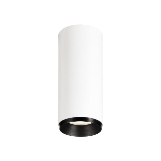 SLV 1004432 NUMINOS® CL DALI S Indoor LED Deckenaufbauleuchte Weiß/Schwarz 4000K 60°