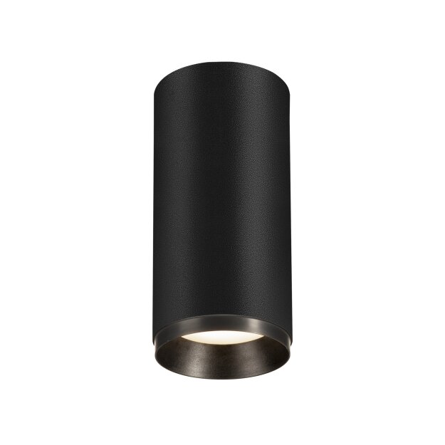 SLV 1004524 NUMINOS® CL DALI M Indoor LED Deckenaufbauleuchte Schwarz/Schwarz 4000K 60°