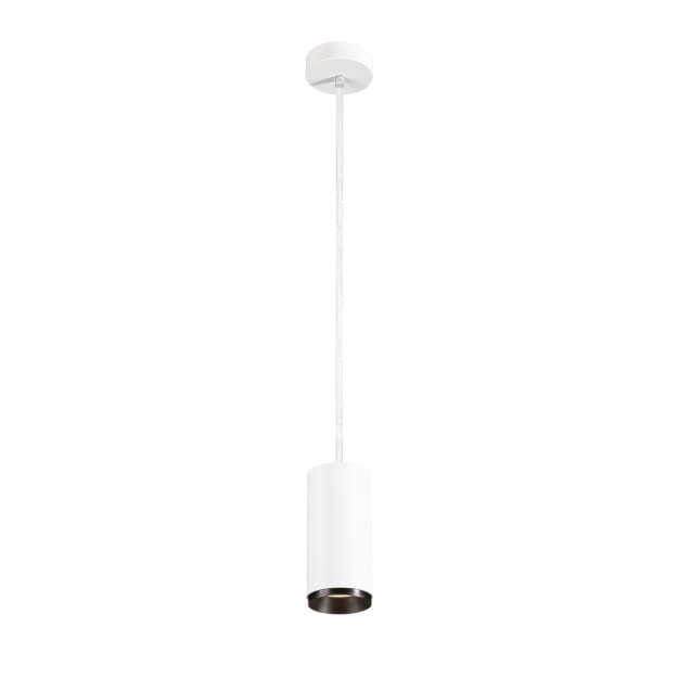 SLV 1004542 NUMINOS® PD DALI M Indoor LED Pendelleuchte Weiß/Schwarz 3000K 24°