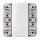 Jung CD5071TSM KNX Tastsensor-Modul Standard 1fach (Thermoplast bruchsicher) Weiß Serie CD