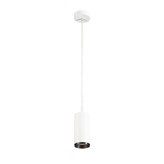 SLV 1004552 NUMINOS® PD DALI M Indoor LED Pendelleuchte Weiß/Schwarz 4000K 60°