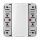 Jung CD5072TSM KNX Tastsensor-Modul Standard 2fach (Thermoplast bruchsicher) Weiß Serie CD
