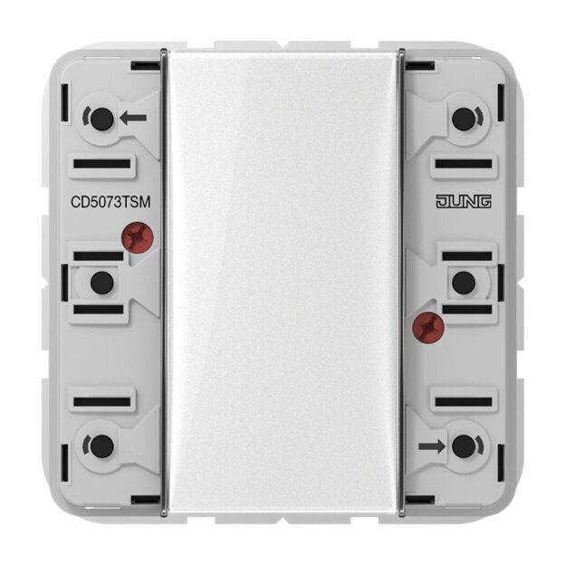 Jung CD5073TSM KNX Tastsensor-Modul Standard 3fach (Thermoplast bruchsicher) Weiß Serie CD