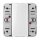 Jung CD5073TSM KNX Tastsensor-Modul Standard 3fach (Thermoplast bruchsicher) Weiß Serie CD