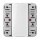 Jung CD5074TSM KNX Tastsensor-Modul Standard 4fach (Thermoplast bruchsicher) Weiß Serie CD