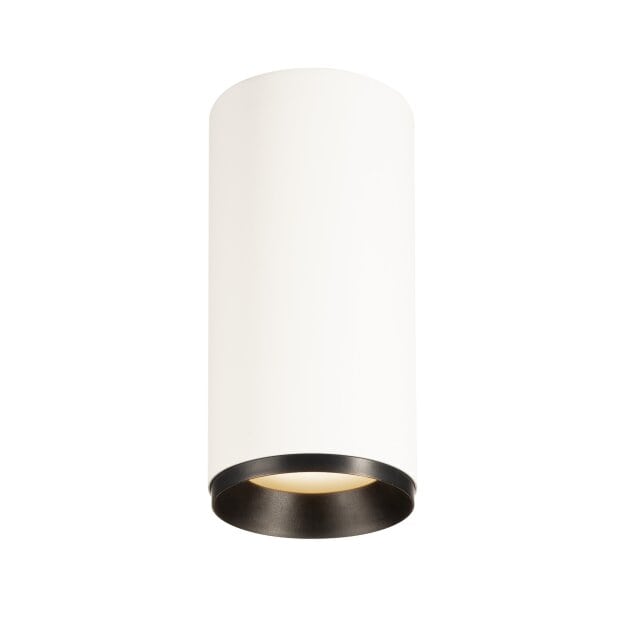 SLV 1004614 NUMINOS® CL DALI L Indoor LED Deckenaufbauleuchte Weiß/Schwarz 3000K 24°