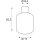 SLV 1004677 OVALISK CL Outdoor LED Deckenaufbauleuchte Anthrazit CCT switch 3000/4000K