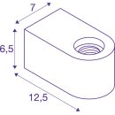 SLV 1004738 FITU CUBE WL Indoor Wandaufbauleuchte E27 Schwarz