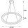 SLV 1004764 ONE 80 PD DALI UP/DOWN Indoor LED Pendelleuchte Weiß CCT switch 3000/4000K