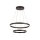 SLV 1004765 ONE DOUBLE PD PHASE UP/DOWN Indoor LED Pendelleuchte Schwarz CCT switch 2700/3000K