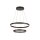 SLV 1004765 ONE DOUBLE PD PHASE UP/DOWN Indoor LED Pendelleuchte Schwarz CCT switch 2700/3000K