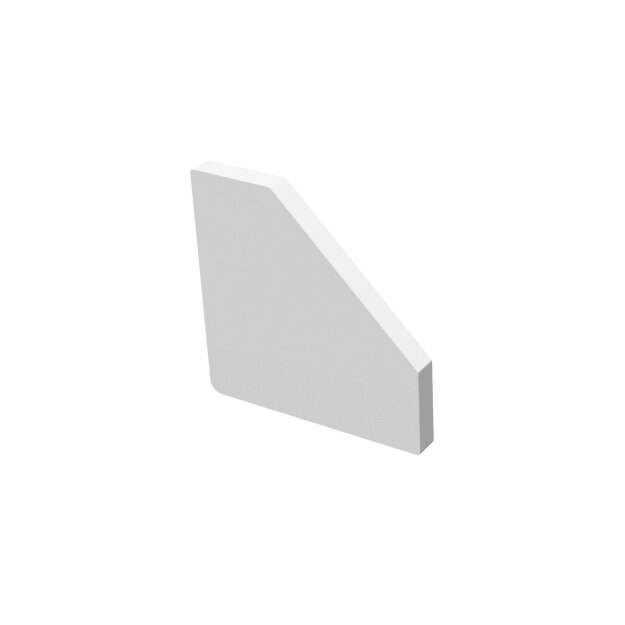 SLV 1004894 GRAZIA 10 EDGE Endkappe Weiß