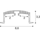 SLV 1004906 GRAZIA 60 Profil Einbau 1,5m Alu