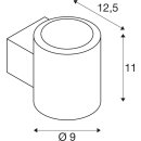 SLV 1004670 OCULUS UP/DOWN WL Indoor LED Wandaufbauleuchte Schwarz 2000-3000K