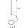 SLV 1004673 OCULUS PD Indoor LED Pendelleuchte single Weiß DIM-TO-WARM 2000-3000K