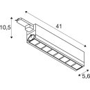 SLV 1004687 3~ SIGHT MOVE 3 Phasen System Leuchte Weiß 3000K
