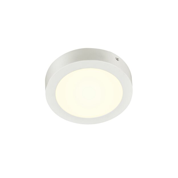 SLV 1004701 SENSER 18 CW Indoor LED Wand- und Deckenaufbauleuchte rund Weiß 4000K