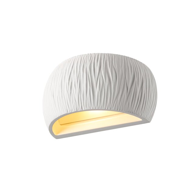SLV 1004732 PLASTRA WL CURVED CUTRAIN Indoor WandaufbauleuchteQT-DE12 Weiß