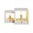 SLV 1004733 PLASTRA WL CUBES Indoor Wandaufbauleuchte...