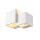 SLV 1004733 PLASTRA WL CUBES Indoor Wandaufbauleuchte QT14 Weiß