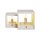 SLV 1004733 PLASTRA WL CUBES Indoor Wandaufbauleuchte QT14 Weiß