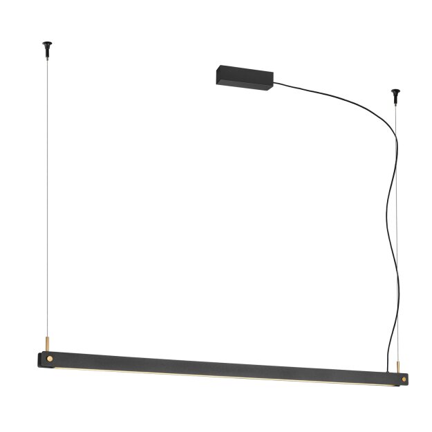 SLV 1003530 NOYA PD PHASE Indoor LED Pendelleuchte Schwarz CCT switch 2700/3000K