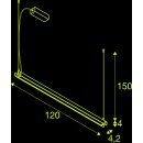 SLV 1003530 NOYA PD PHASE Indoor LED Pendelleuchte Schwarz CCT switch 2700/3000K