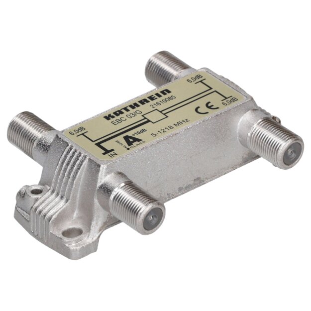 Kathrein 21610085 EBC 03/G Verteiler 3-fach 6 dB 5-1218 MHz