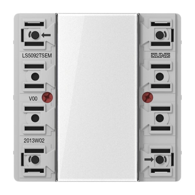 Jung LS5092TSEM KNX Tastsensor-Erweiterungsmodul Universal 2fach Serie LS