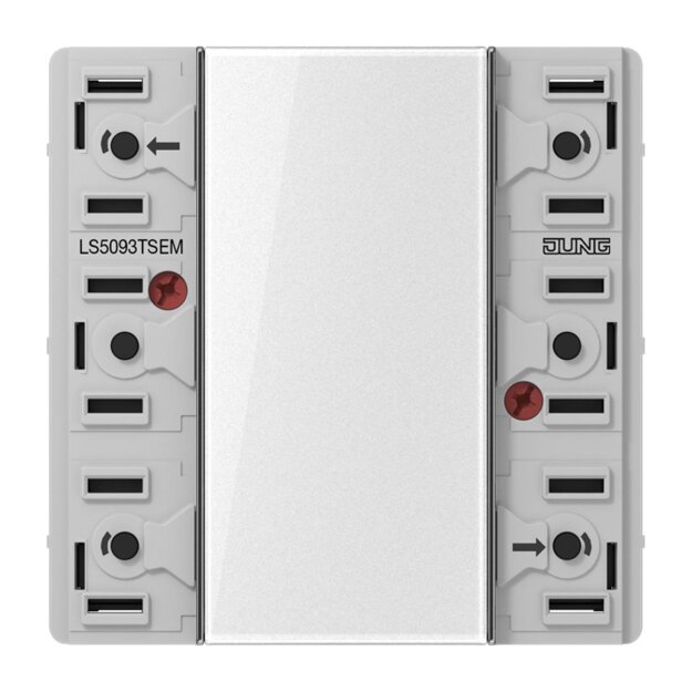 Jung LS5093TSEM KNX Tastsensor-Erweiterungsmodul Universal 3fach Serie LS