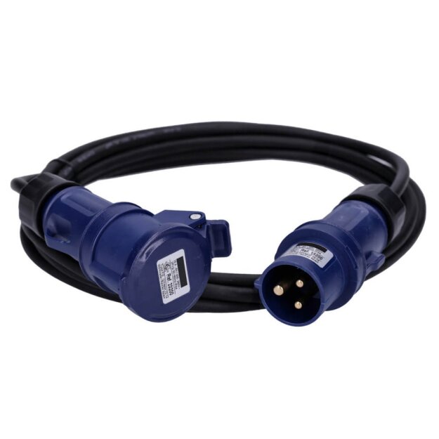 CEE Verlängerungskabel H07RN-F 3Gx1,5 16/3 230V 16A IP44 5m