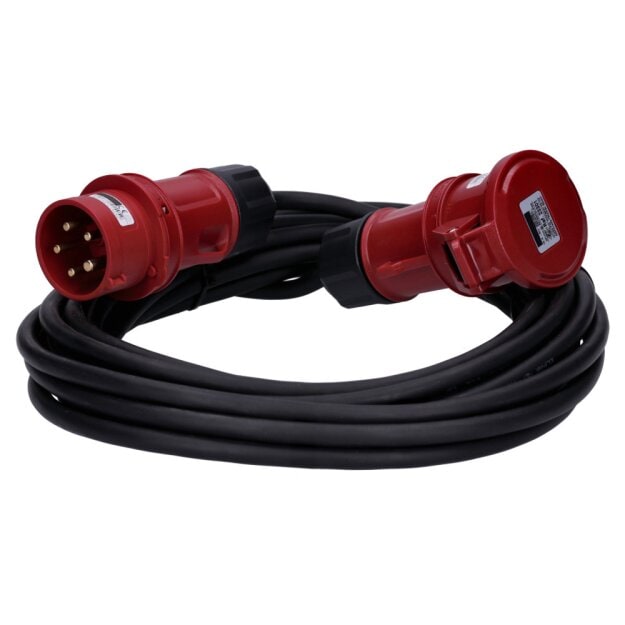 CEE Verlängerungskabel H07RN-F 5Gx1,5 16/5 400V 16A IP44 Starkstrom 10m