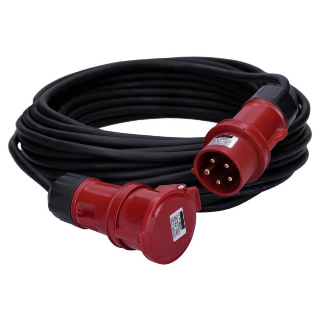 CEE Verlängerungskabel H07RN-F 5Gx1,5 16/5 400V 16A IP44 Starkstrom 25m