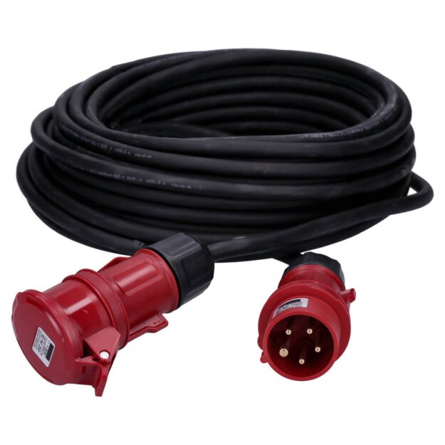 CEE Verlängerungskabel H07RN-F 5Gx2,5 16/5 400V 16A IP44 Starkstrom 25m