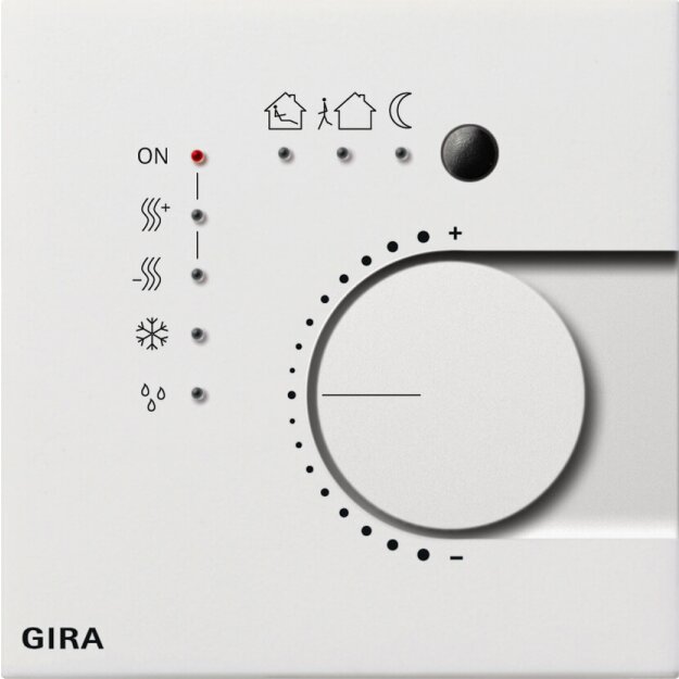 Gira 2100112 KNX Stetigregler Tasterschnittstelle 4-fach Flächenschalter Reinweiß