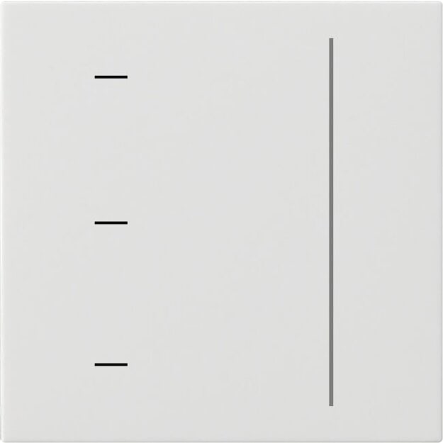 Gira 536503 S3000 Touchaufsatz System 55 Reinweiß