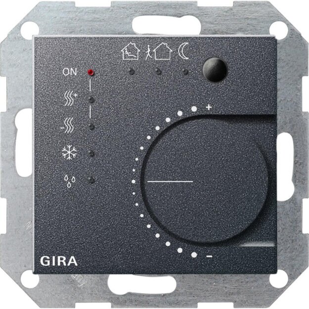 Gira 210028 KNX Stetigregler Tasterschnittstelle 4-fach System 55 Anthrazit