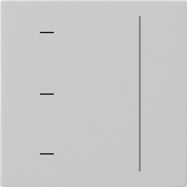 Gira 5365015 S3000 Touchaufsatz System 55 Grau matt