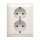Busch-Jaeger 202 EUJB-914 SCHUKO Doppelsteckdose volle Abdeckung 2TKA00003911