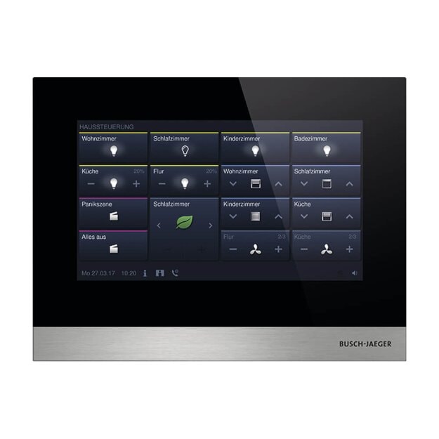 Busch-Jaeger Touch-Bedienelement H8236-4B-03 IP touch 7 LAN/WLAN Schwarz