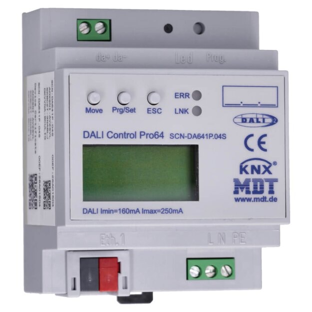MDT SCN-DA641P.04S DaliControl IP Gateway PRO64 DALI-2 4TE REG