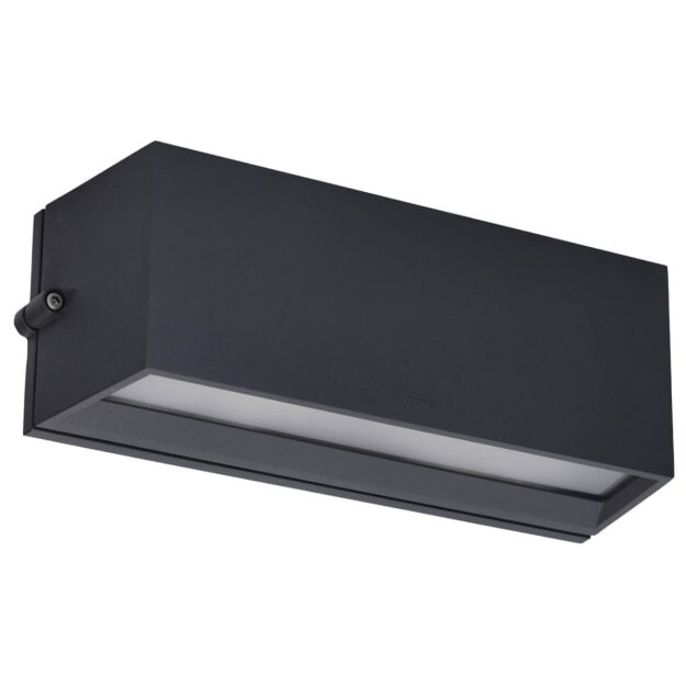 BEGA 22399K3 Wandleuchte für den Innen- & Außenbereich Grafit 3000 K (Glas-Nr. 14001373)