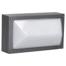 BEGA 22601AK3 Decken- und Wandleuchte für den Innen- & Außenbereich Silber 3000 K (Glas-Nr. 1100245811)