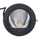 Bega 24136K3 Deckeneinbau-Tiefstrahler für den Innen- & Außenbereich Grafit 3000 K