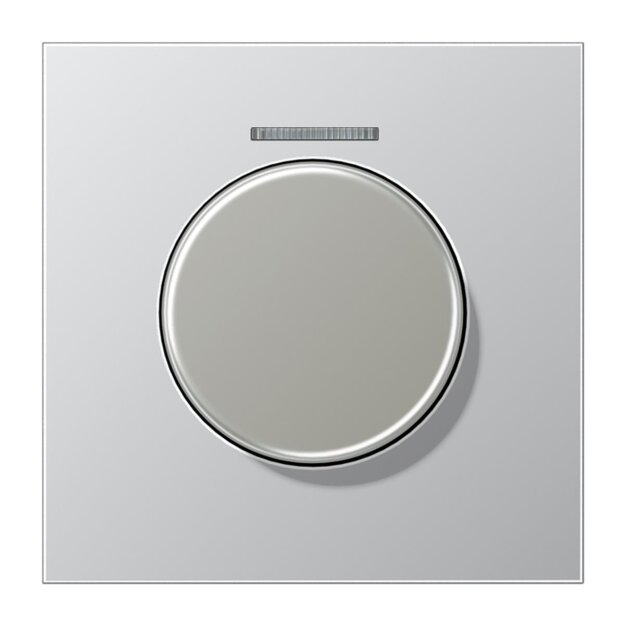 Jung AL1940KO5 Abdeckung m.Lichtleiter f.KNX Drehschalter (lackiertes Aluminium) Aluminium Serie LS