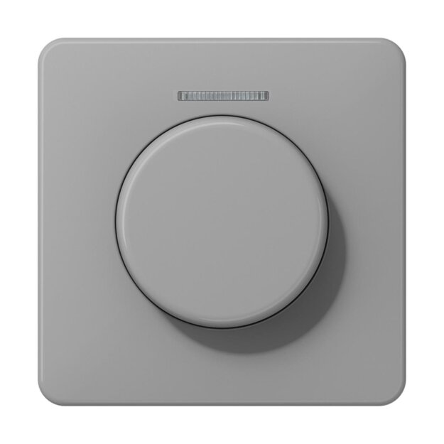 Jung CD1540KO5GR Abdeckung m.Lichtleiter f.KNX Drehschalter (Duroplast) Grau Serie CD