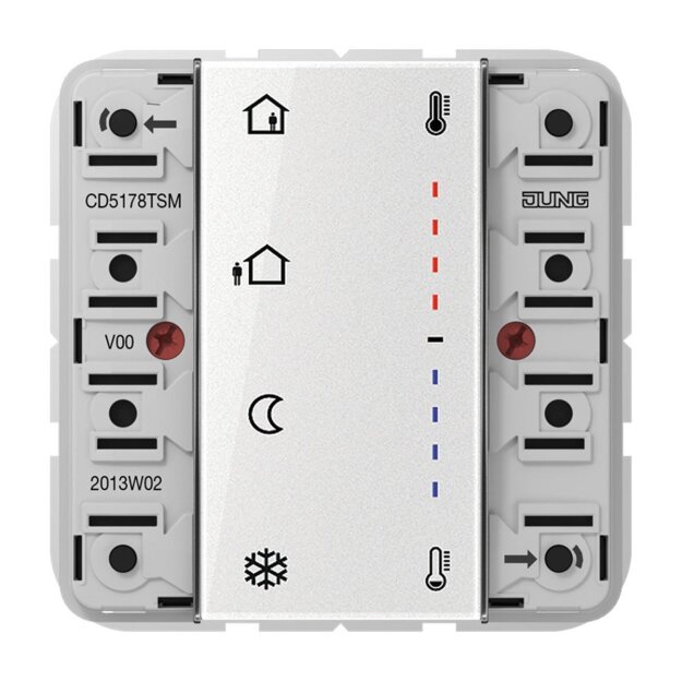Jung CD5178TSM KNX Stetigregler-Modul 2fach Weiß Serie CD