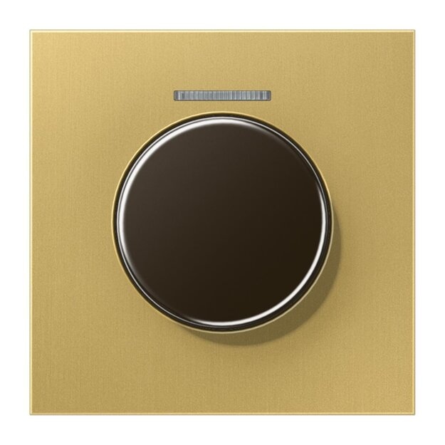 Jung ME1940KO5C Abdeckung m.Lichtleiter f.KNX Drehschalter (Messing) Messing Serie LS