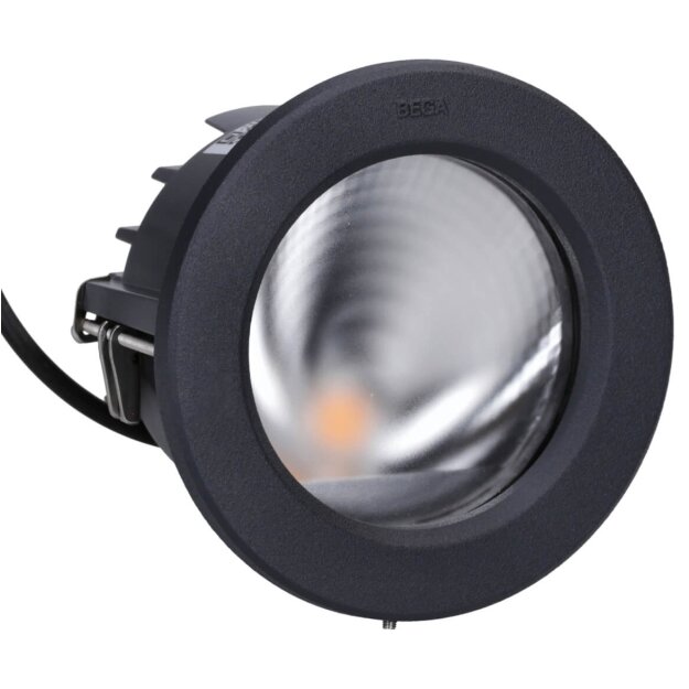 Bega 24562K3 Deckeneinbau-Tiefstrahler für den Innen- & Außenbereich Grafit 3000 K